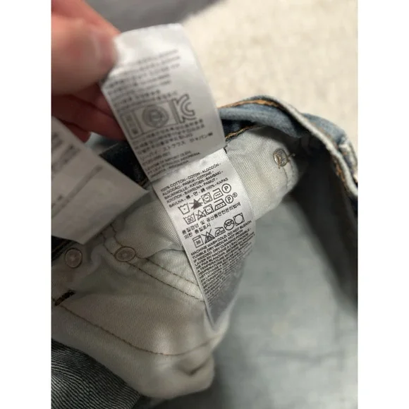 Levis 559 Mens Relaxed Straight Leg Blue Denim‎ Jeans Size 38x32 READ - Picture 9 of 10